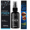 Pippal Beauty Makeup Fixer Natural Dewy Finish with Vitamin E And Aloe Vera Long-Lasting Spray 80ml (Pack of 1) with Fit Skin Supar Black Eyeliner