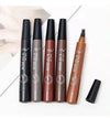Eyebrow Pen with Pointed Tip Eyebrows Liquid Makeup Pencil Long Lasting Waterproof Fork Tip Eyebrow Tattoo Pen (Multicolor)
