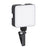 Camera Video Light with Clip and 3 Cold Shoe Connectors | 120 LED Beads | Dimmable and Rechargeable Battery |