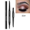 3 In 1 Eye Brows Set For Women Waterproof Brow Pencil + Powder + Brush Pigment Black Brown Eyebrow Kit Makeup 2